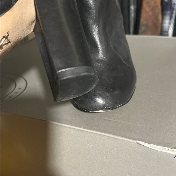 Vero Cuoio vi- tiona Black Leather Heeled Boots - Picture 10 of 10